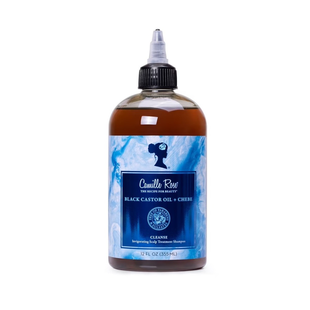 12 fl oz Camille Rose Black Castor Oil & Chebe Hair Scalp Cleanse Shampoo